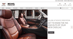 Desktop Screenshot of michaelcadillac.com