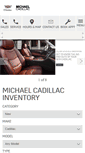 Mobile Screenshot of michaelcadillac.com